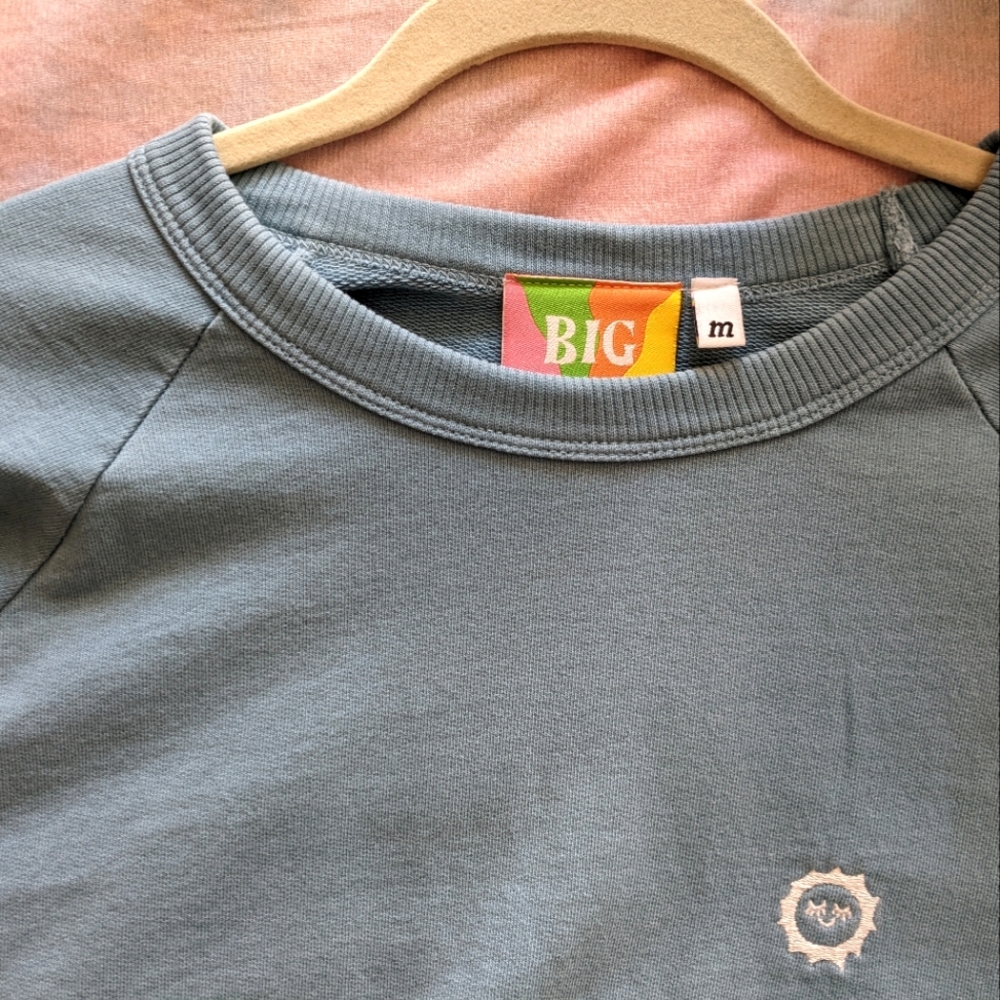 Big Bud Press - M - Baby Blue Classic Lightweight Crew